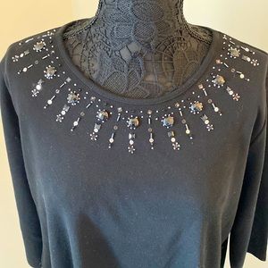 Black Alfred Dunner top